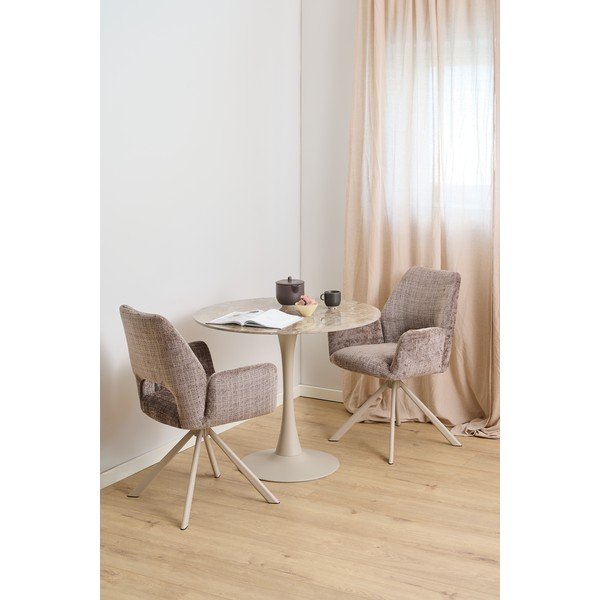 Masă de dining rotundă cu blat ceramic ø 90 cm Malta – Actona-image-1