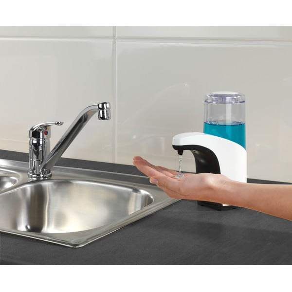 Dozator cu senzor pentru săpun Wenko, alb-image-1