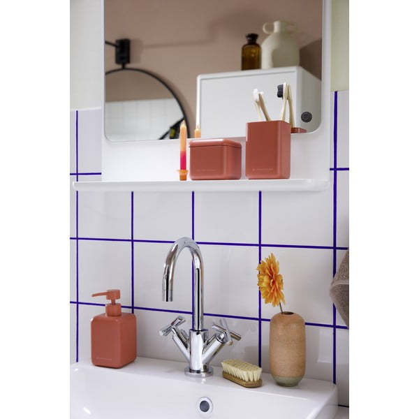 Dozator de săpun lichid portocaliu din polirășină 380 ml Tom Tailor T-Rounded – Wenko-image-1