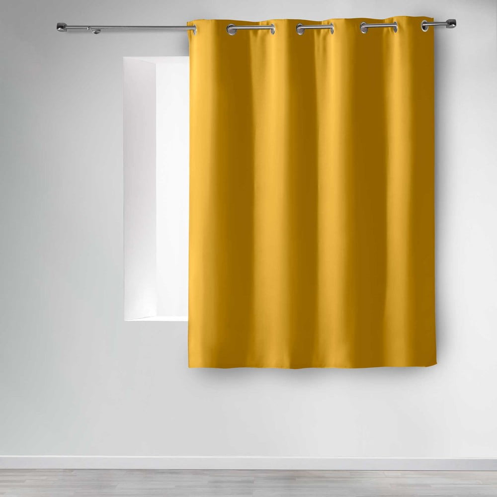 Draperie galbenă blackout 135x180 cm Occult – douceur d\'intérieur