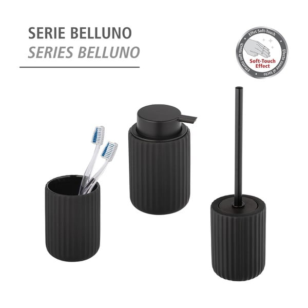 Perie de toaletă Wenko Belluno, negru-image-4