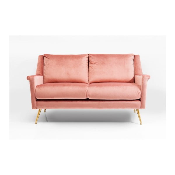 Canapea cu 2 locuri Kare Design San Diego, roz