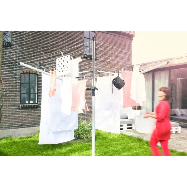 Uscător de rufe argintiu pentru grădină 50 m Lift-o-Matic Advance – Brabantia-image-4