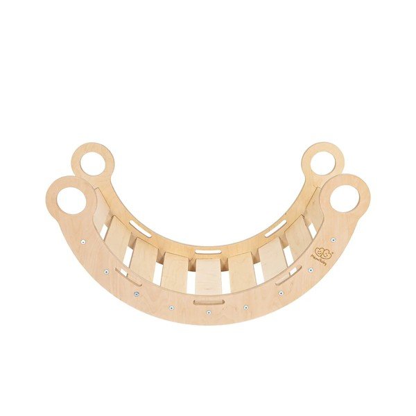 Leagăn în culoare naturală din lemn de pin 39x75x38 cm Montessori – Meowbaby-image-3