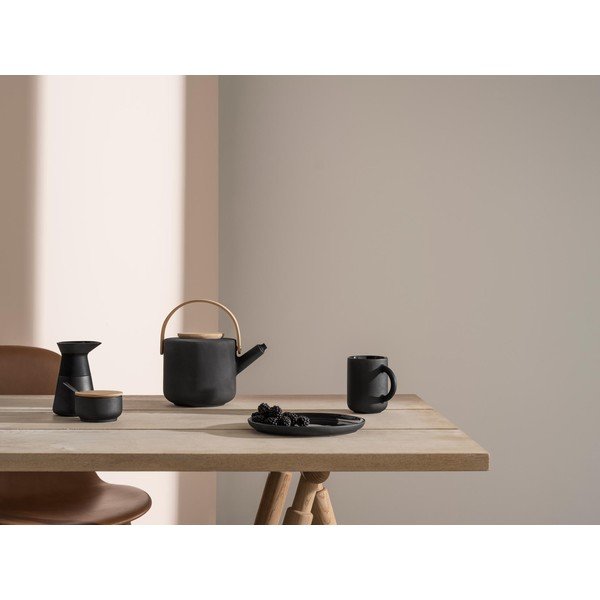 Ceainic negru din gresie ceramică 1,25 l Theo – Stelton-image-3