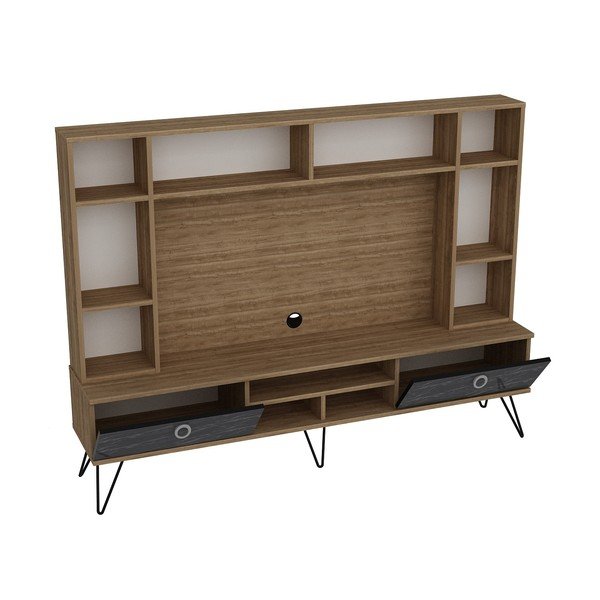 Mobilier TV gri-maro 180x136 cm Lorenz - Kalune Design-image-2