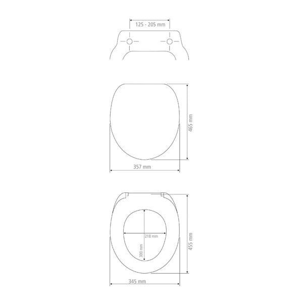 Capac WC 34,5 x 45,5 cm Easy-Close (cu închidere automată) Palma – Wenko-image-4