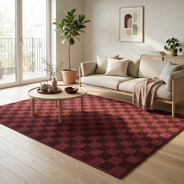 Covor burgundy 160x230 cm Mosaic – ESTE-image-2