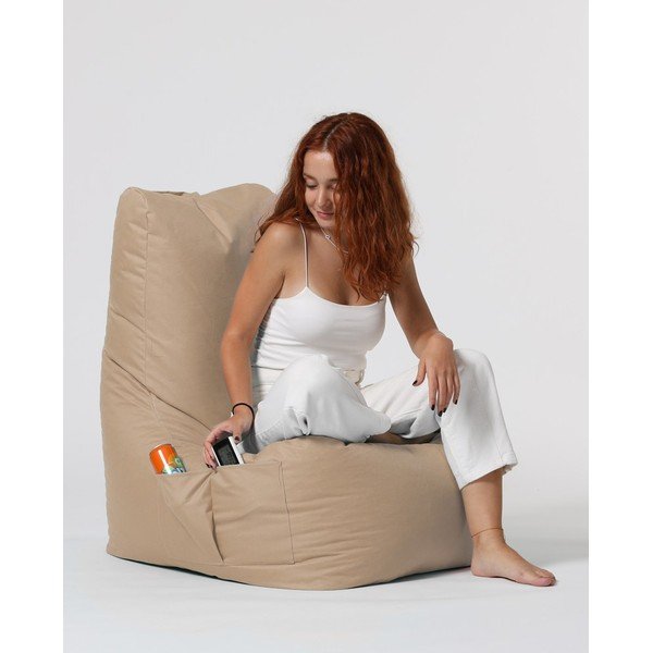 Beanbag pentru grădină bej Diamond XXL – Floriane Garden