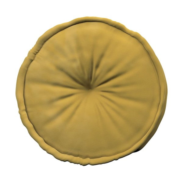 Fotoliu bean bag Posh Velvet – Yellow Tipi-image-1