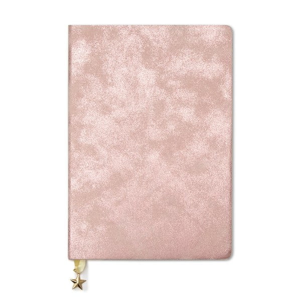 Caiet A5 GO Stationery All That Glitters Blush, roz