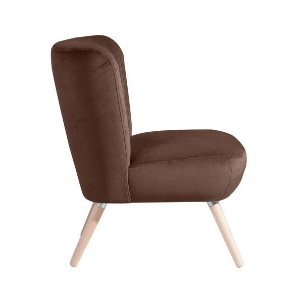 Fotoliu Max Winzer Neele Velvet, maro-image-2