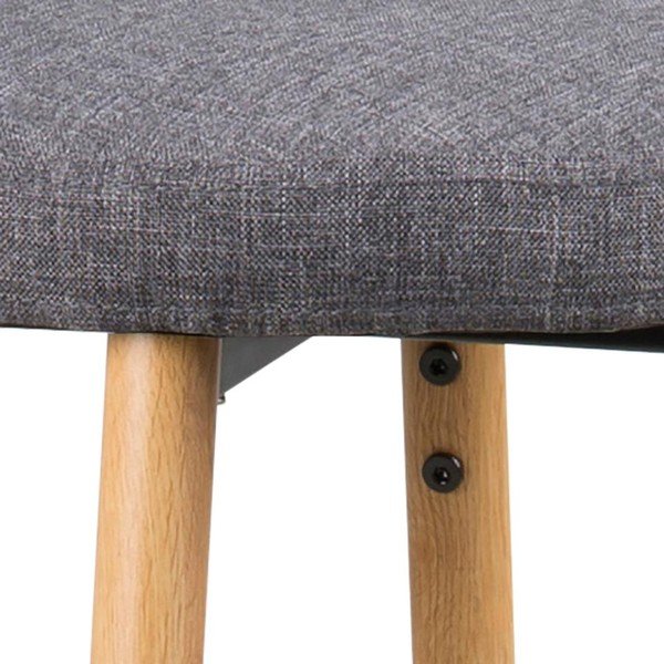 Scaun de bar Actona Hector Wood, gri-image-1