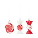 Ornamente de Crăciun lucrate manual 3 buc. din sticlă 6 cm Festive – Bloomingville