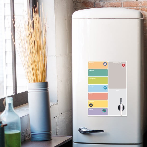 Tablă de scris magnetică 30x42 cm Week Planner – Balvi-image-1