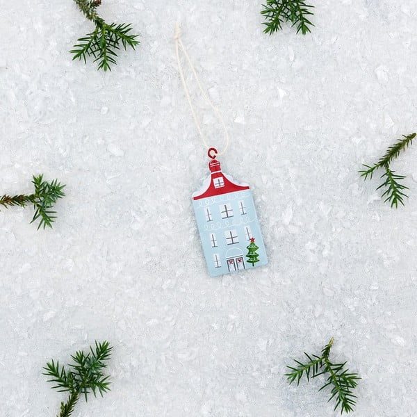 Decorațiune pictată manual pentru bradul de Crăciun Rex London House-image-3