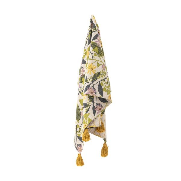 Pătură din bumbac reciclat 130x160 cm Camelie – Bloomingville-image-3