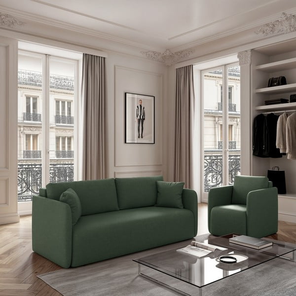 Fotoliu verde Chaum – Rodier-image-1