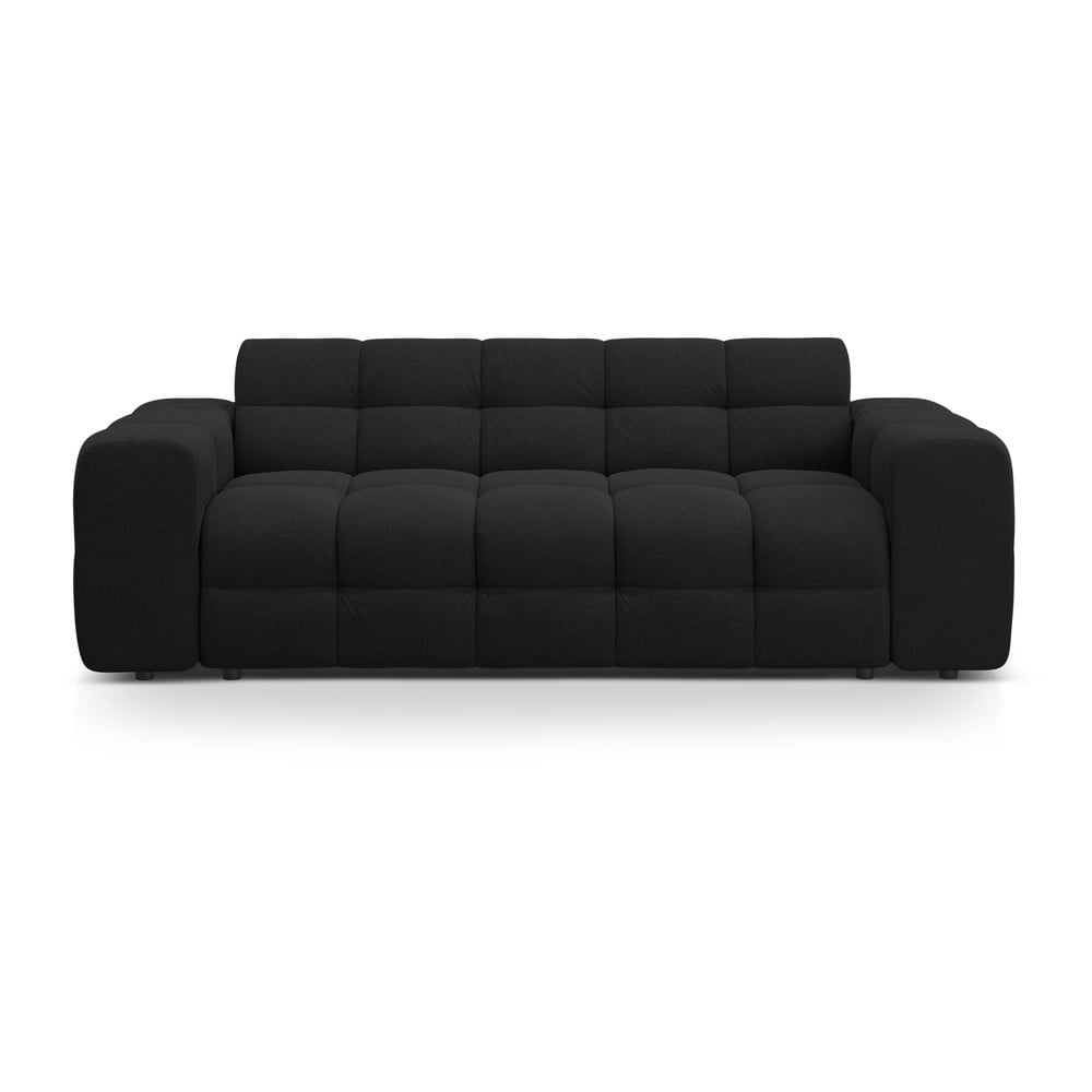 Canapea neagră 222 cm Kendal – Micadoni
