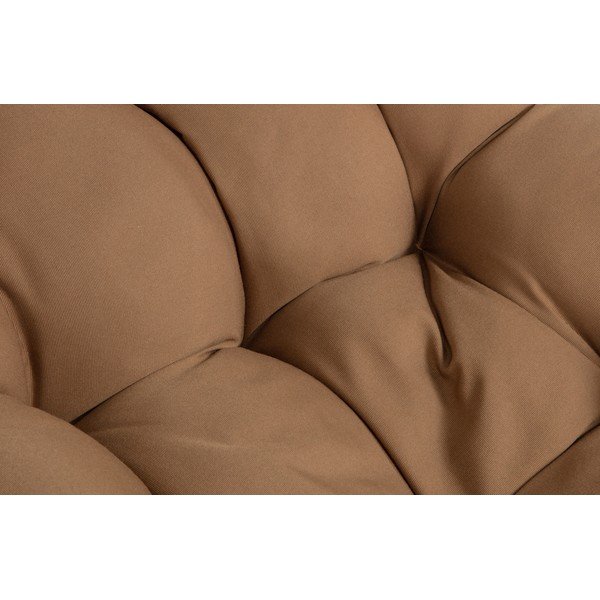 Fotoliu rotativ pentru grădină cu șezut din ratan WOOOD Vive, maro-image-1