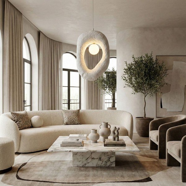 Lustră albă din metal Lore – Opviq lights-image-2