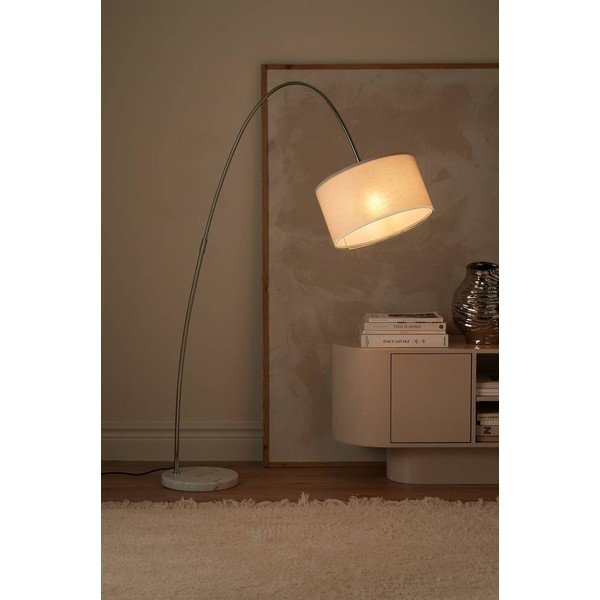Lampadar alb cu structură flexibilă din material textil (înălțime 145 cm) Arc – Ellos Home-image-2