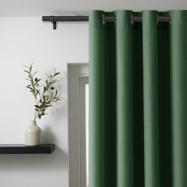 Draperie verde-închis dimout (semi-opacă) Calisto – Filumi-image-3