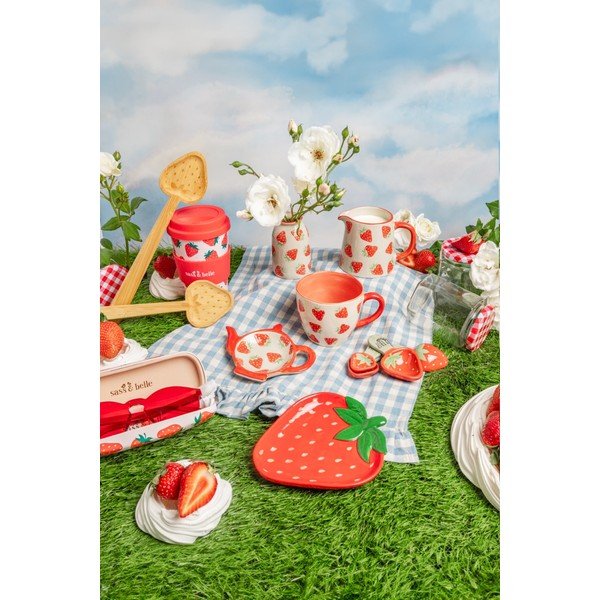 Vaze 3 buc. din gresie (înălțime 9,5 cm) Fruit – Sass & Belle-image-3