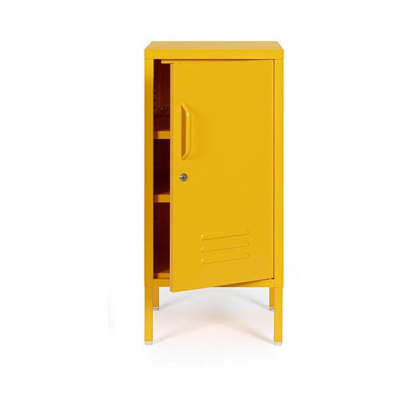 Dulap galben din metal cu încuietoare 35x76x40 cm Cambridge – Yes Everyday-image-3