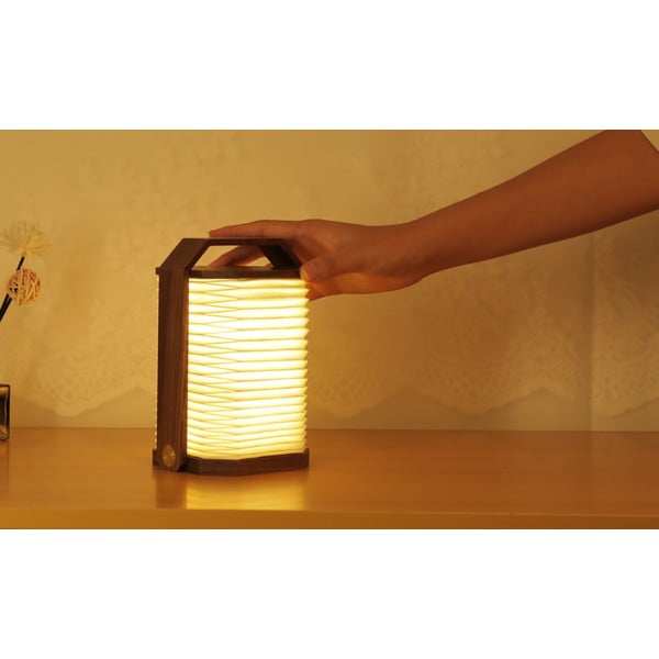 Decorațiune luminoasă albă/în culoare naturală închisă cu USB Origami – Gingko-image-2