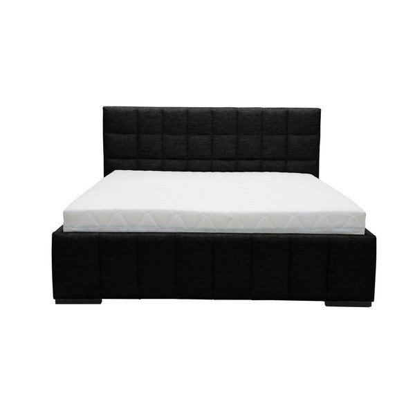 Pat dublu Mazzini Beds Dream, 180 x 200 cm, negru-image-2
