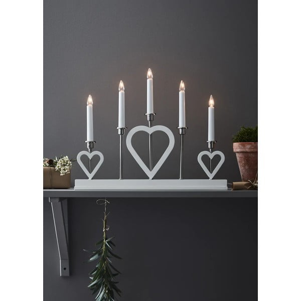 Decorațiune luminoasă de Crăciun albă Melissa – Markslöjd-image-1