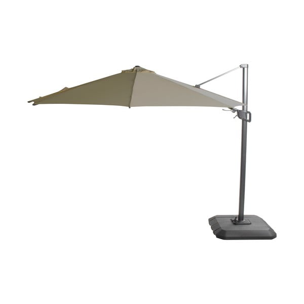 Umbrelă de soare suspendată Hartman Shadowflex, ø 300 cm, verde olive