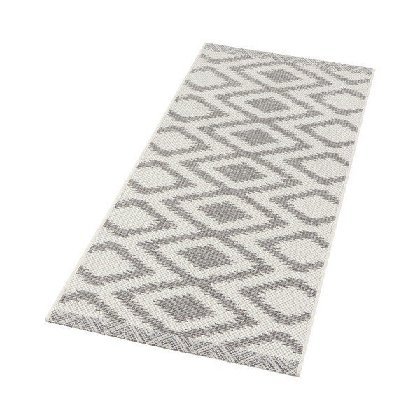 Covor adecvat pentru exterior NORTHRUGS Kalora, 70 x 200 cm, gri-crem-image-2