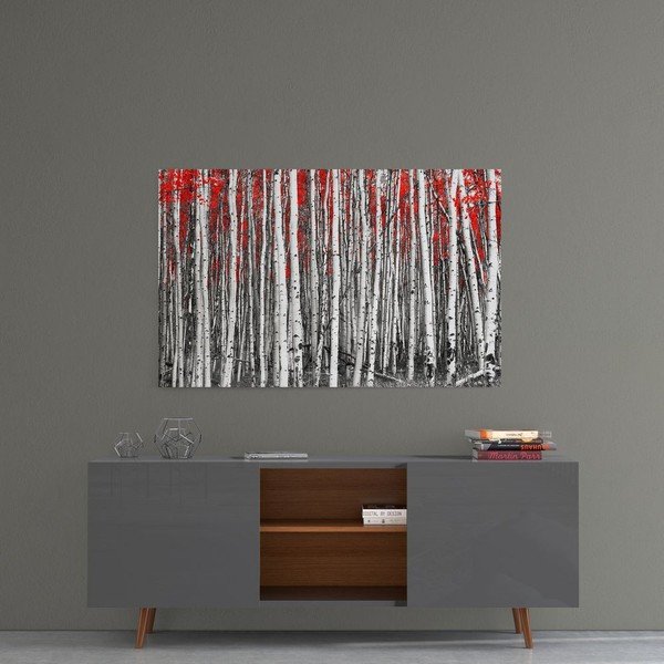 Tablou din sticlă Insigne Birches-image-1