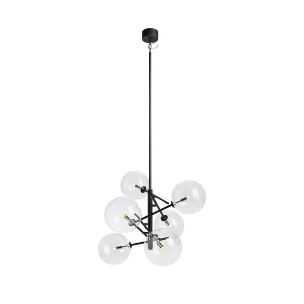 Lustră cu 6 brațe Markslöjd Andrew, negru