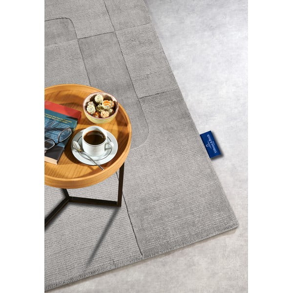 Covor gri țesut manual din lână 190x280 cm Charlotte – Villeroy&Boch-image-2