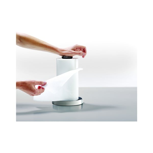 Suport pentru șervețele de bucătărie Joseph Joseph Push N Tear, negru-image-2