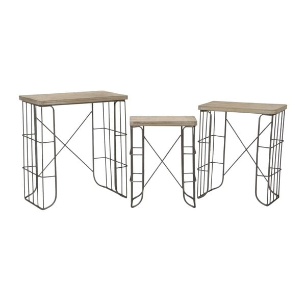 Set 3 măsuțe de cafea Mauro Ferretti Mexico-image-3