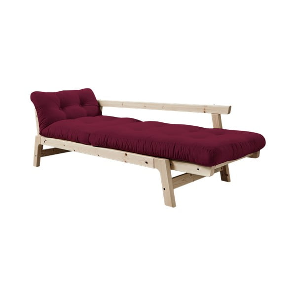 Canapea variabilă Karup Design Step Natural/Light Bordeaux-image-3