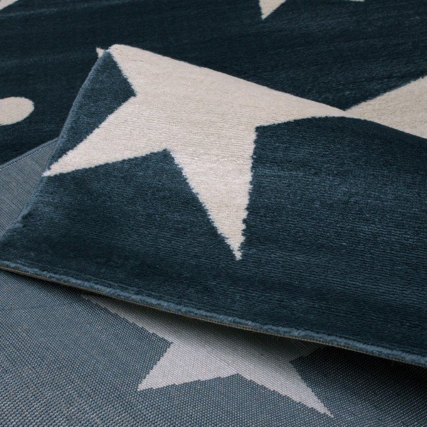 Covor pentru copii Stars Sky Gris, 120 x 170 cm-image-1