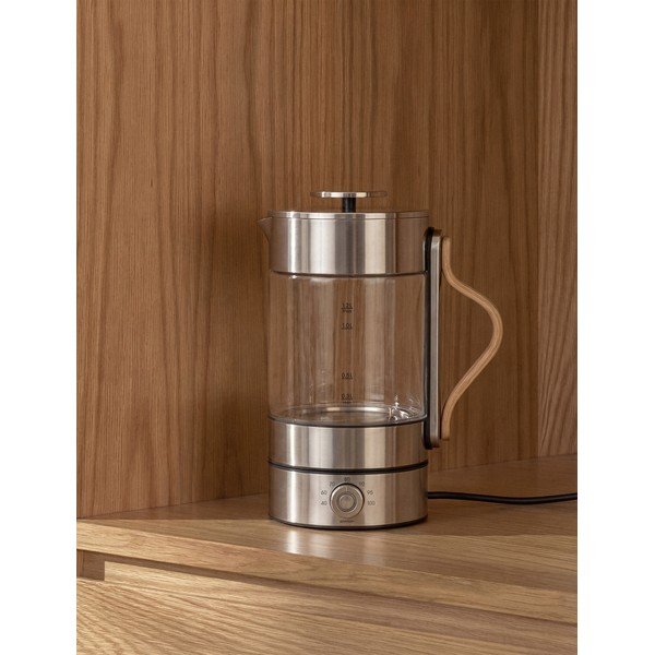 Ceainic electric argintiu din sticlă 1,2 l Emma – Stelton-image-2