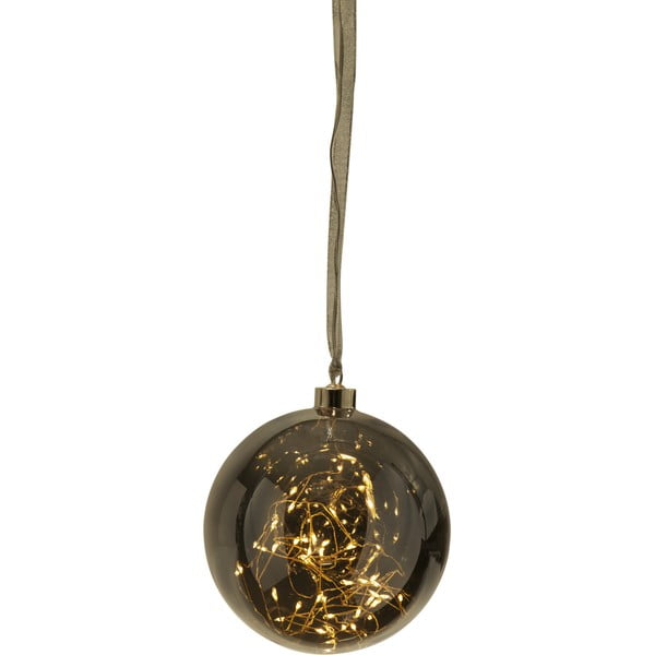 Decorațiune luminoasă de Crăciun gri închis ø 15 cm Glow – Star Trading