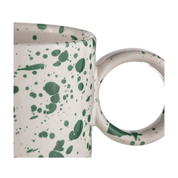 Căni alb-verde 2 buc. din gresie 450 ml Carnival – Ladelle-image-3