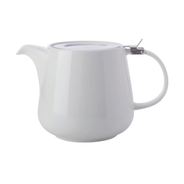 Ceainic din porțelan cu sită Maxwell & Williams Basic, 600 ml, alb