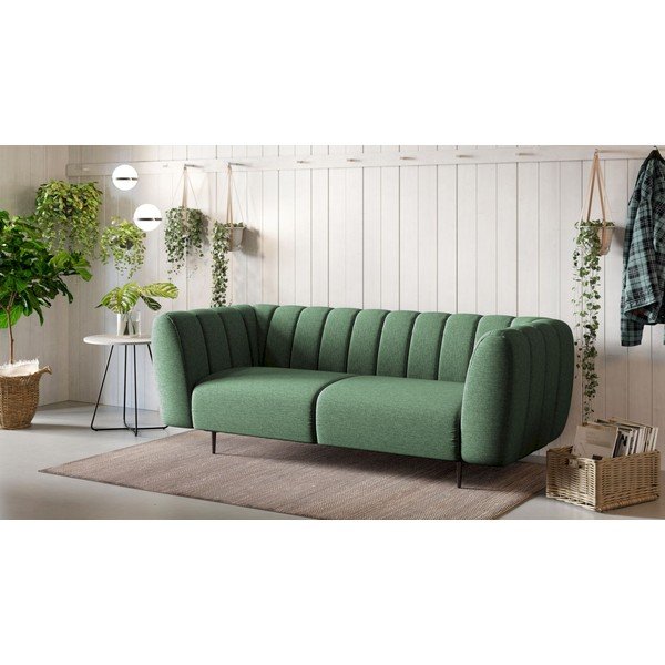 Canapea verde-închis 210 cm Shel – Ghado-image-1