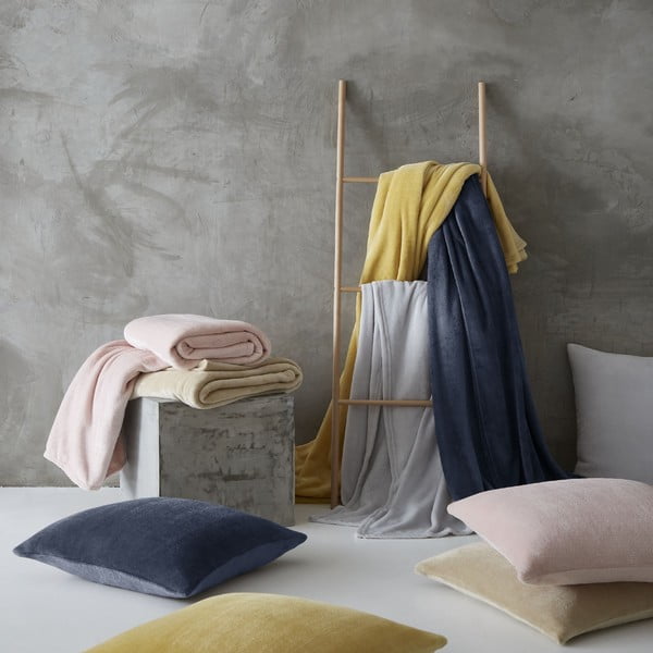 Cuvertură albastră 200x240 cm Raschel – Catherine Lansfield-image-1