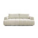 Canapea bej extensibilă/cu spațiu de depozitare 251 cm Fuji – Bobochic Paris