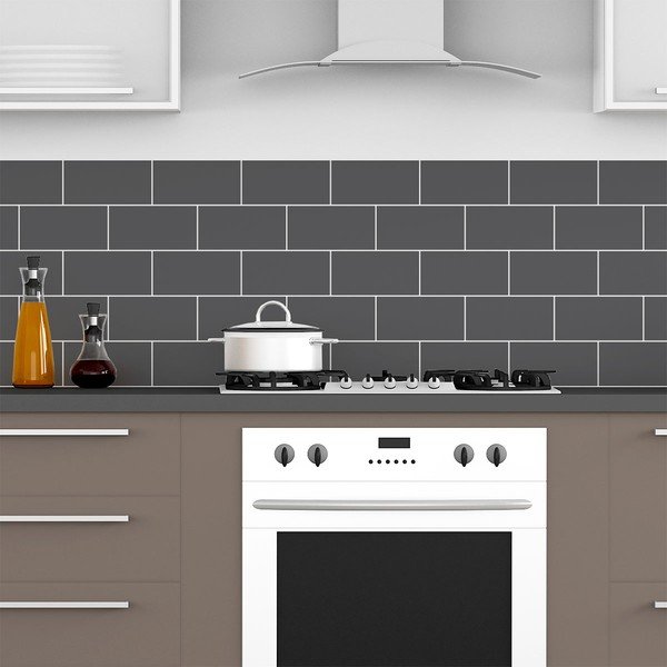 Autocolante pentru gresie 30 buc. 20x10 cm Subway Tiles Grey – Ambiance-image-4