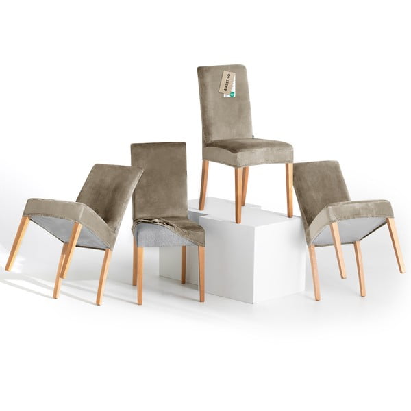 Huse grej 4 buc. elastice pentru scaun 48 cm Sento – Restilo